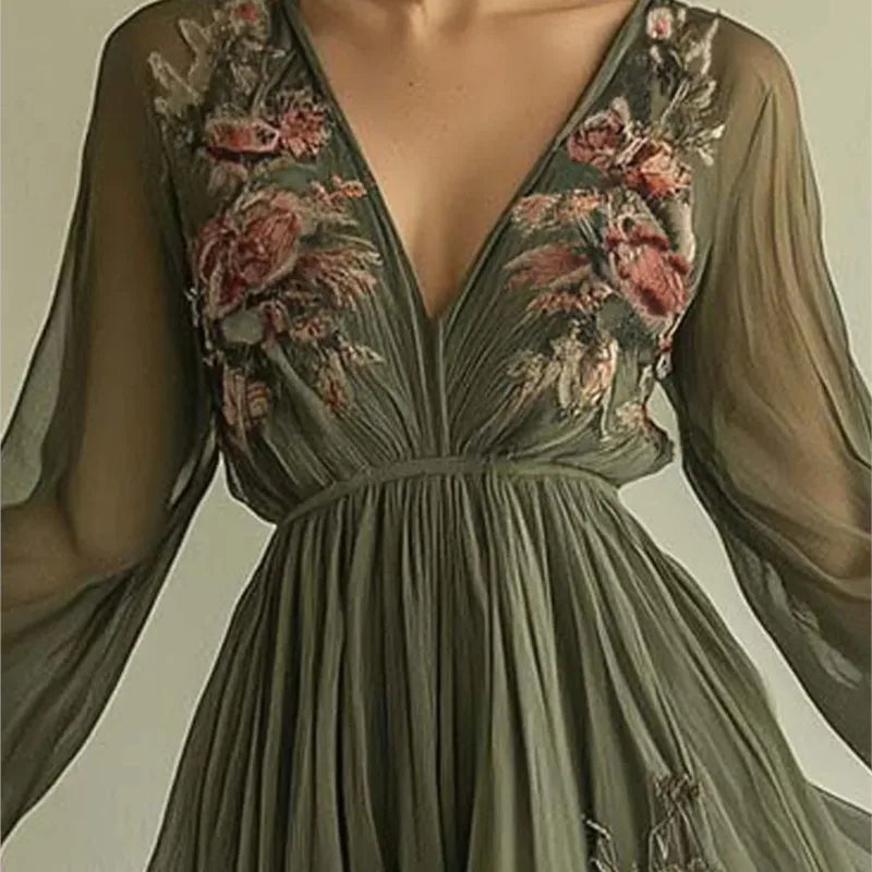 Elowen | Embroidered Magical Dress