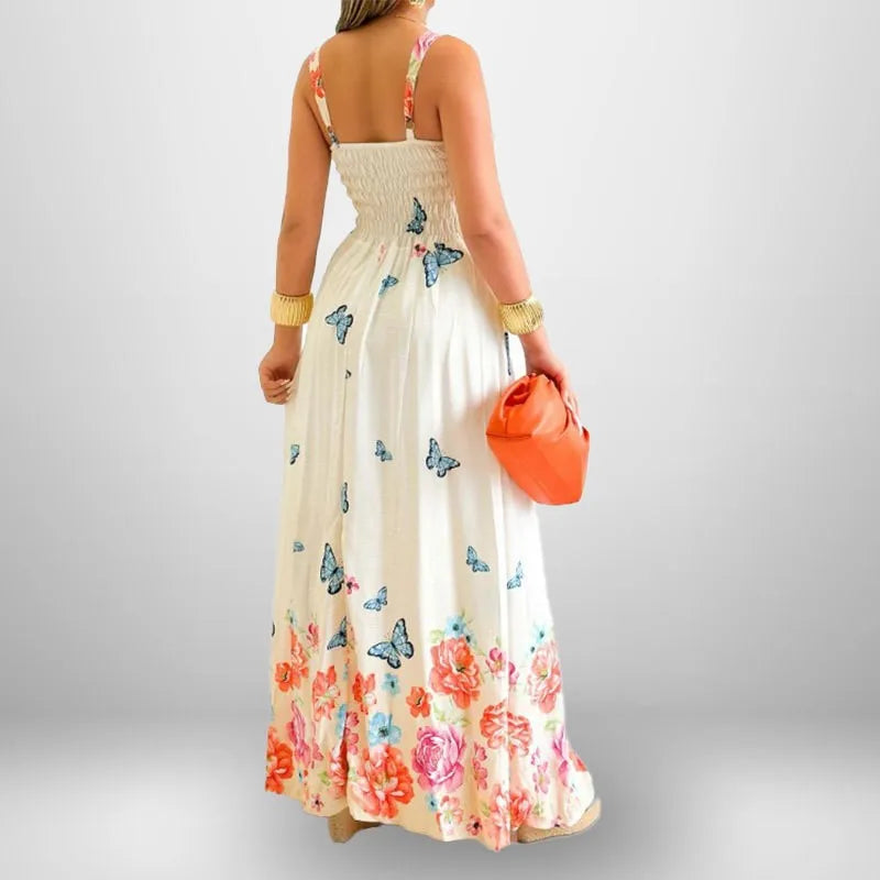 Eloria | Garden Blossom Maxi Dress