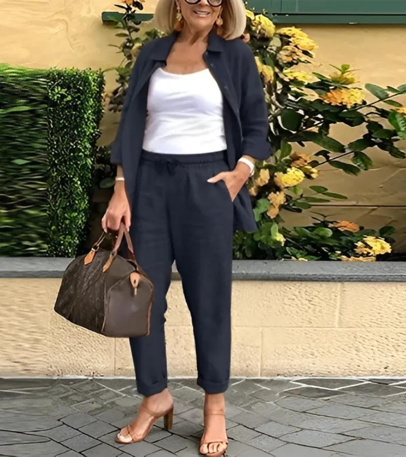 Martina | Shirt and Trousers Set
