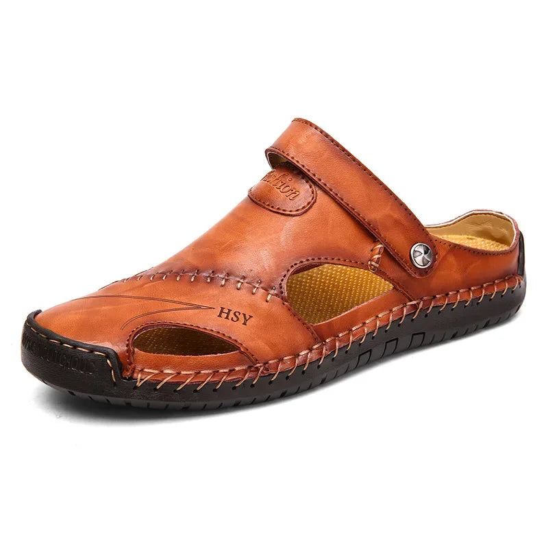 Liam | Hand-Stitched Leather Outdoor Sandals
