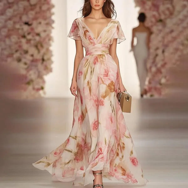 Aurielle | Flowing Floral Dress