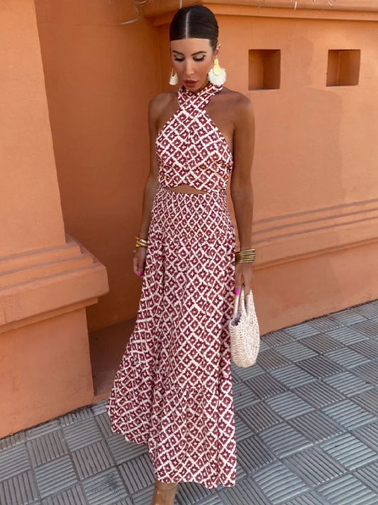 Mickay | Chic Midi Dress For Women With Off-The-Shoulder Design