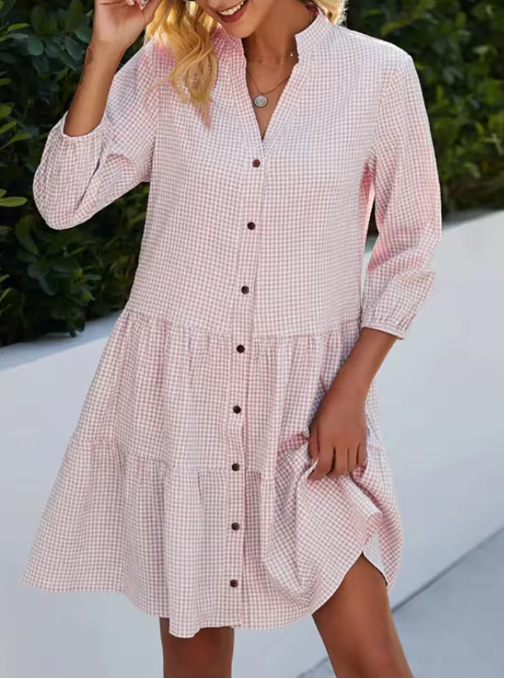 Edith | Plaid Summer Dress