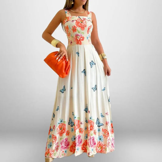 Eloria | Garden Blossom Maxi Dress