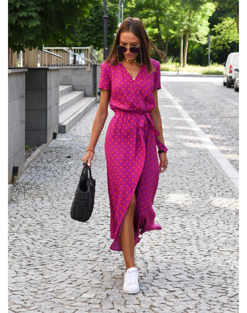 Grace | V-Neck Summer Dress With Tummy Covering Limited Stock