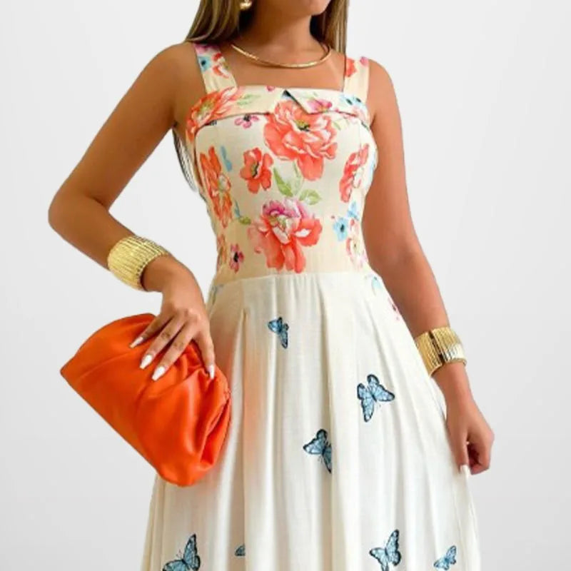 Eloria | Garden Blossom Maxi Dress