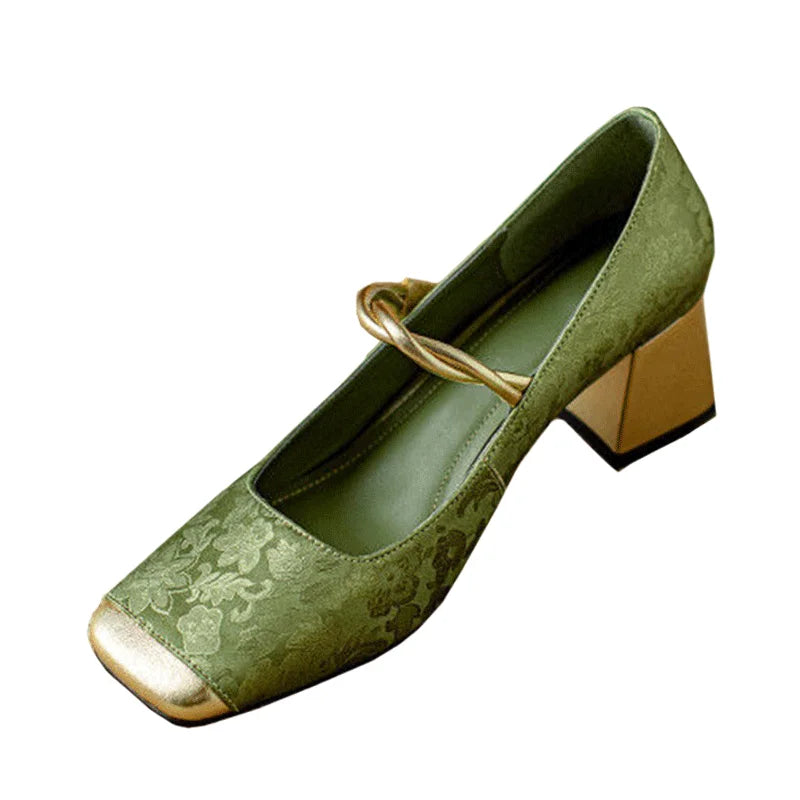 Hilly | Square Toe Heels