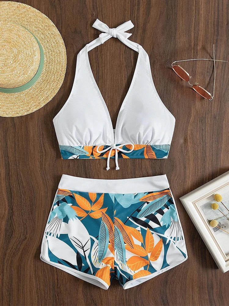 Thea | Feminine Bikini Set High Waist
