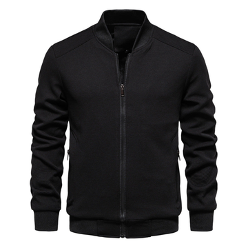 Classic Heavyweight Mock Neck Jacket for Men
