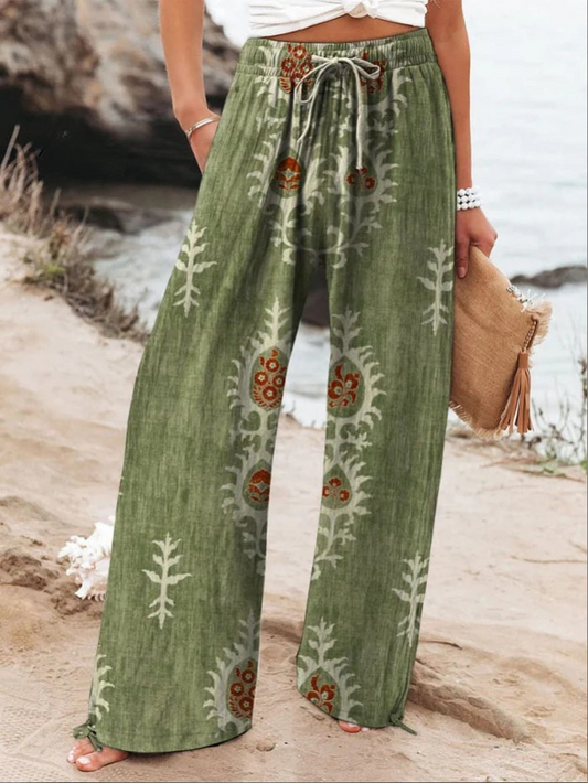 Elsie | Floral Printed Casual Pants