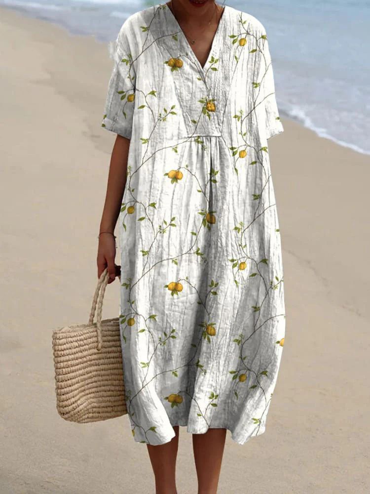 Gia | Vibrant Floral Pattern Dress