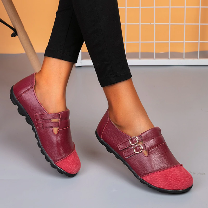 Priscilla | Comfortable Stitching Detail Women’s Loafers