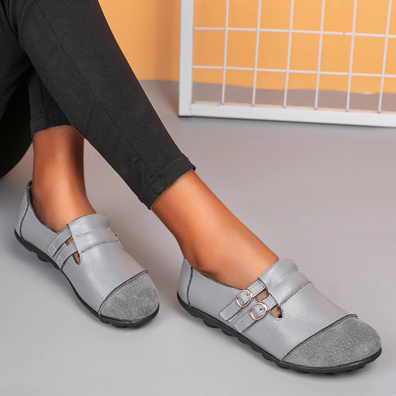 Priscilla | Comfortable Stitching Detail Women’s Loafers