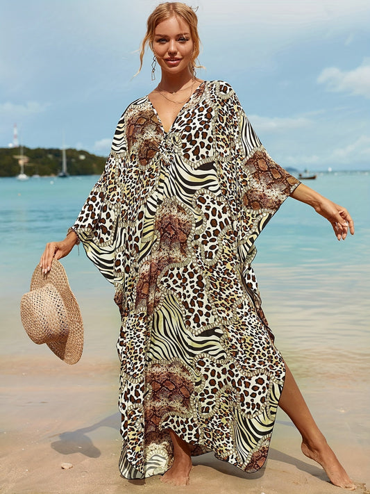 Amara | Wild Safari Beach Dress