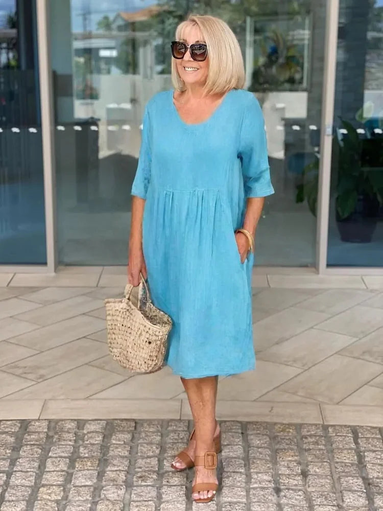 Noara | Casual Pocket Tunic Dress
