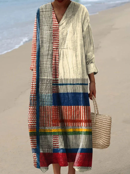 Indie | Colorful Relaxed Fit Dress
