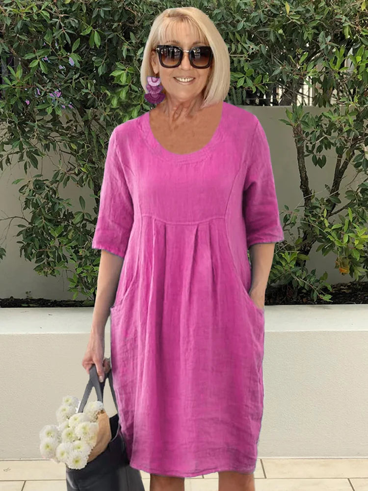 Noara | Casual Pocket Tunic Dress