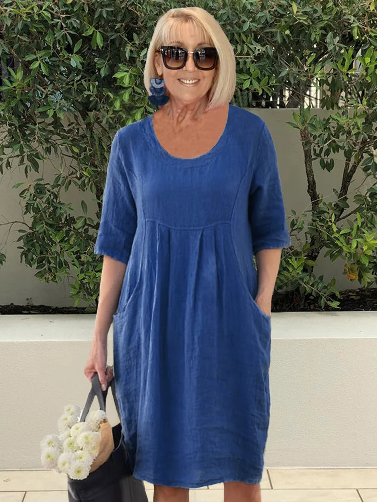 Noara | Casual Pocket Tunic Dress