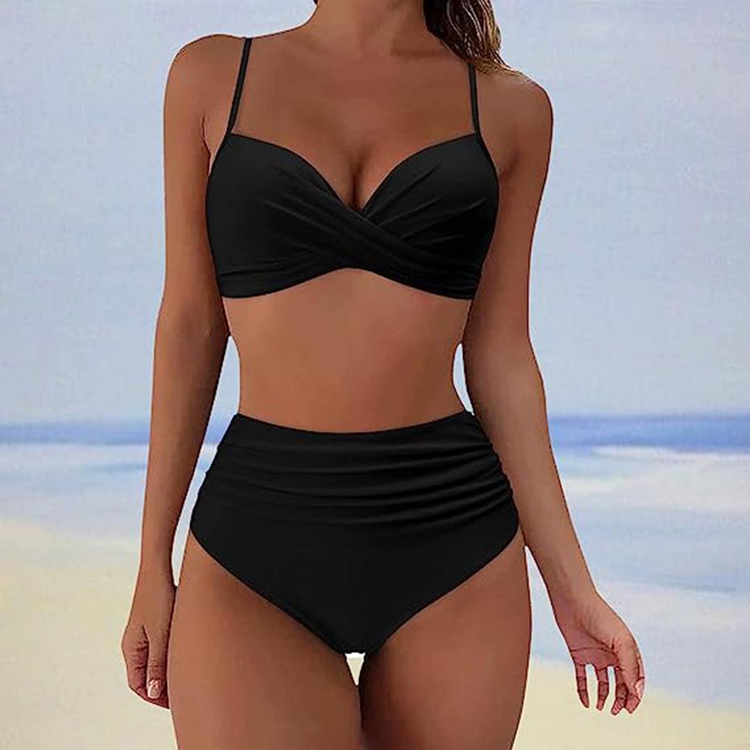 Annelie | Padded High-Waist Bikini For Stylish Beach Days