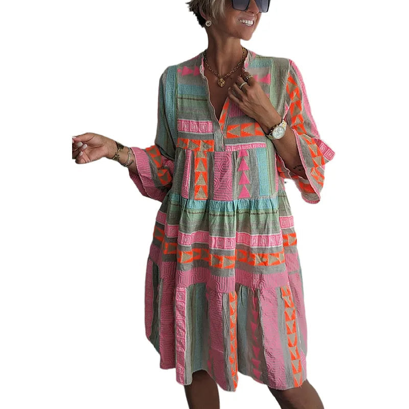 Kerstin | Retro Summer Dress With Airy A-Line