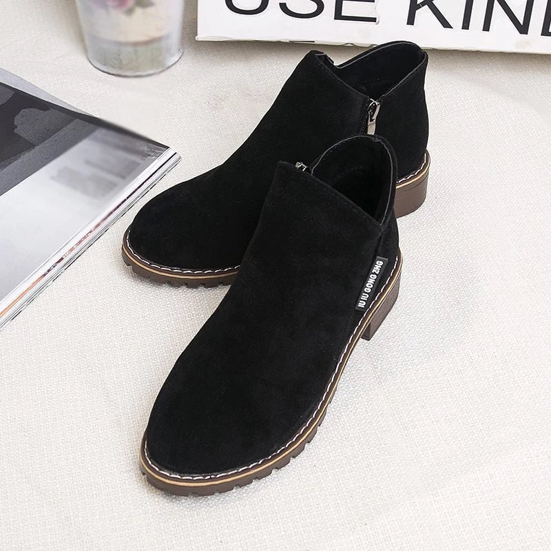 Bindi | Thick Sole Ankle Boots