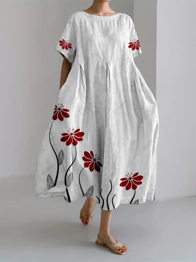 Sabrina | Long Floral Dress