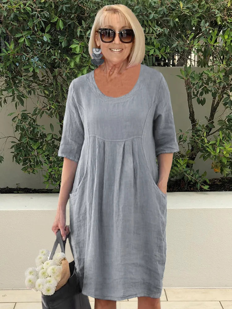 Noara | Casual Pocket Tunic Dress