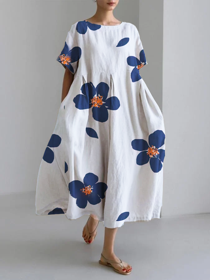 Caterina | Summer Dress With Vibrant Flowers