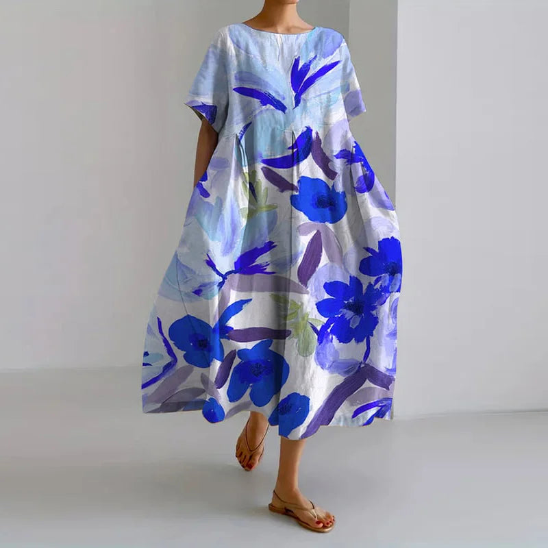 Valentina | Vibrant Summer Floral Dress