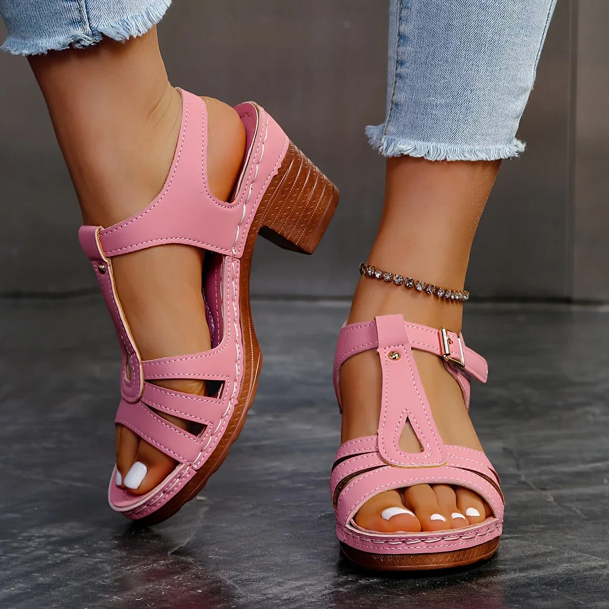 Elisa | Orthopedic Sandals for Women with Thick Platform