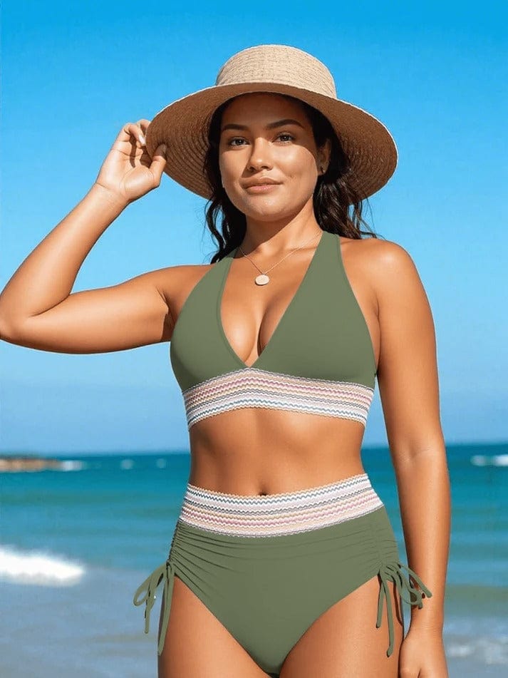 Linda | Elegant High-Waisted Sculpting Bikini