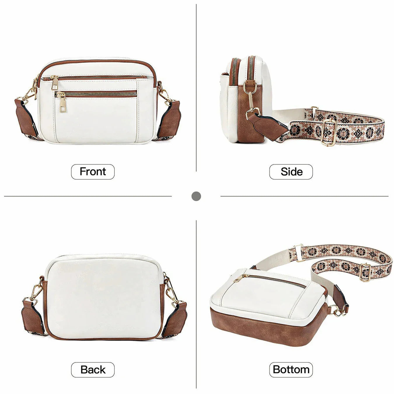 Nylah | Stylish Bag With Colorful Straps