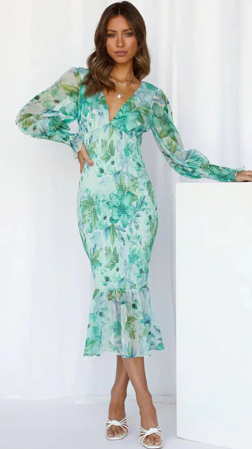 Miley | Dress With Floral Pattern