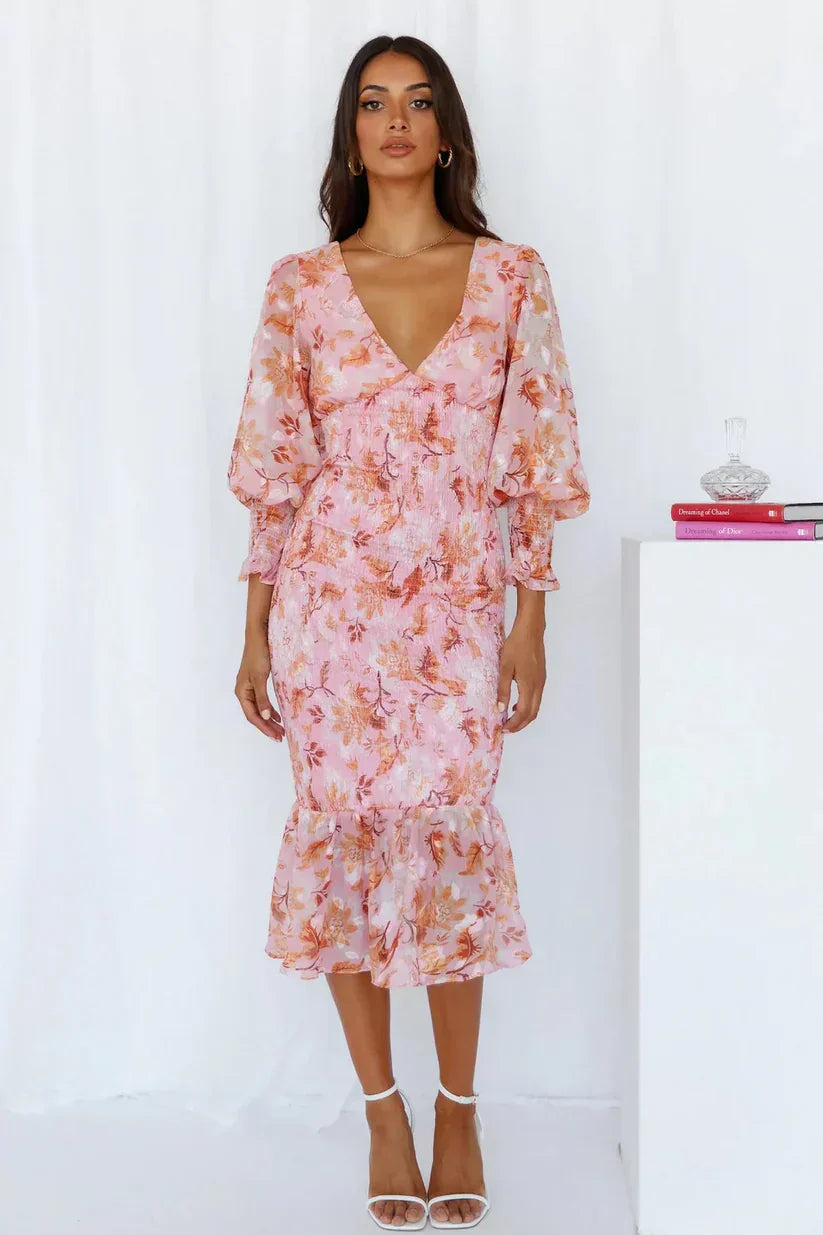 Miley | Dress With Floral Pattern