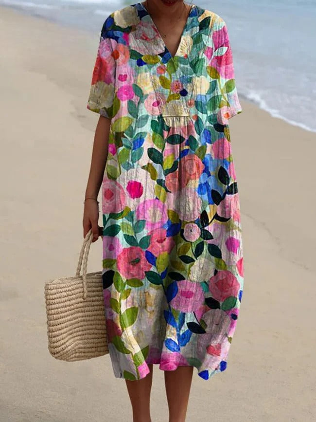 Odelia | Colorful Floral Shirt