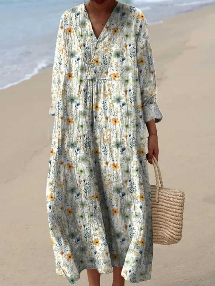 Bristal | Cozy Meadows Floral Buttoned Cardigan