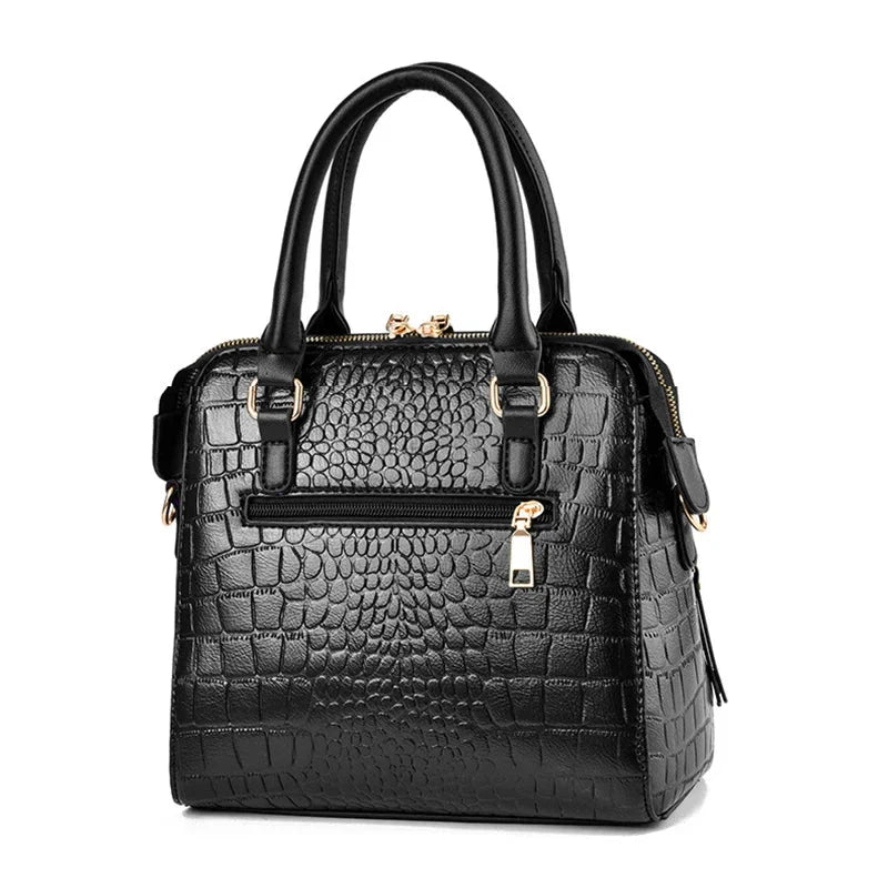 Tabitha | Crocodile-Embossed