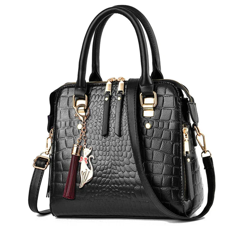Tabitha | Crocodile-Embossed