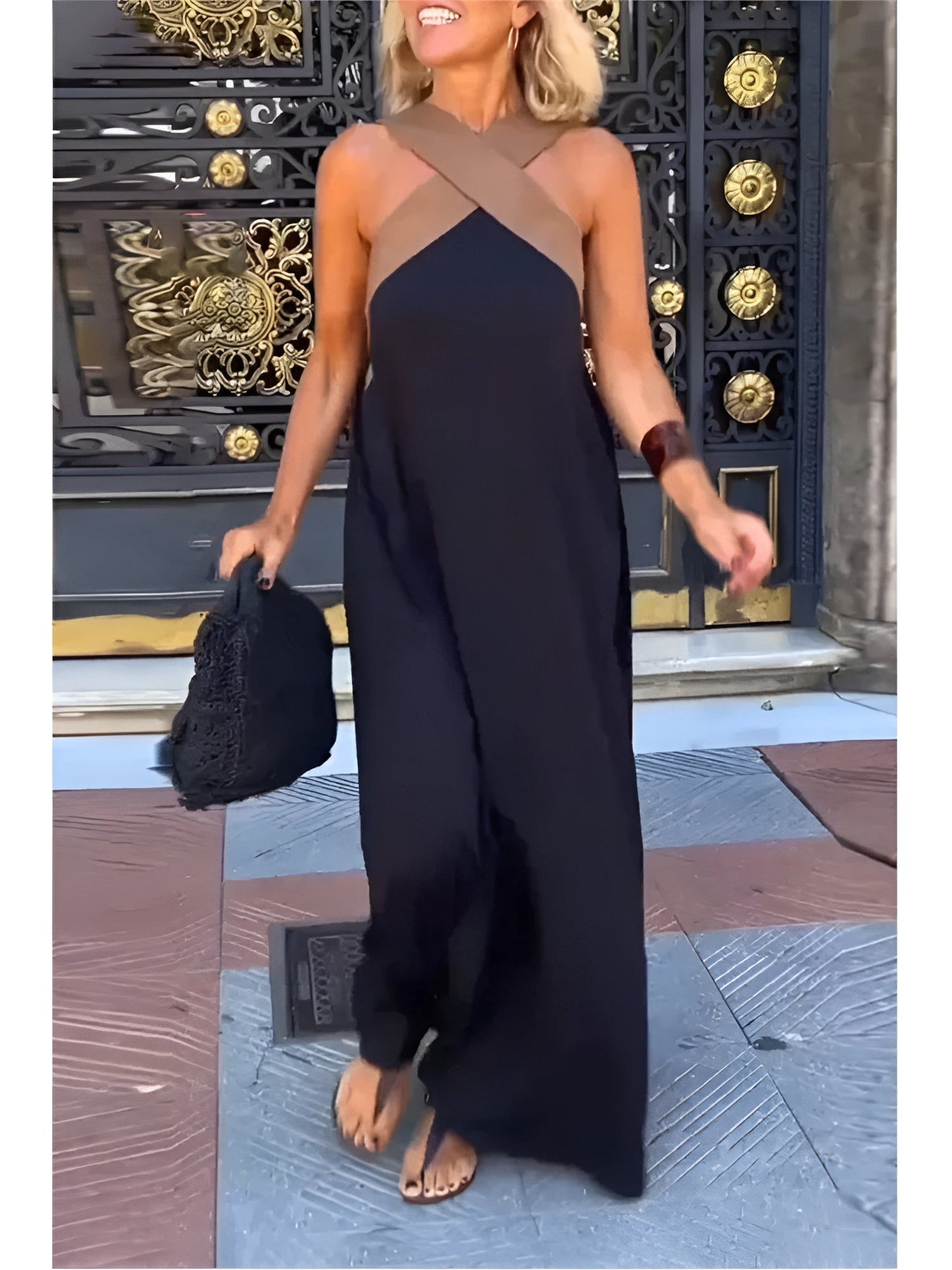 Delphine | Cross-Shape Dress