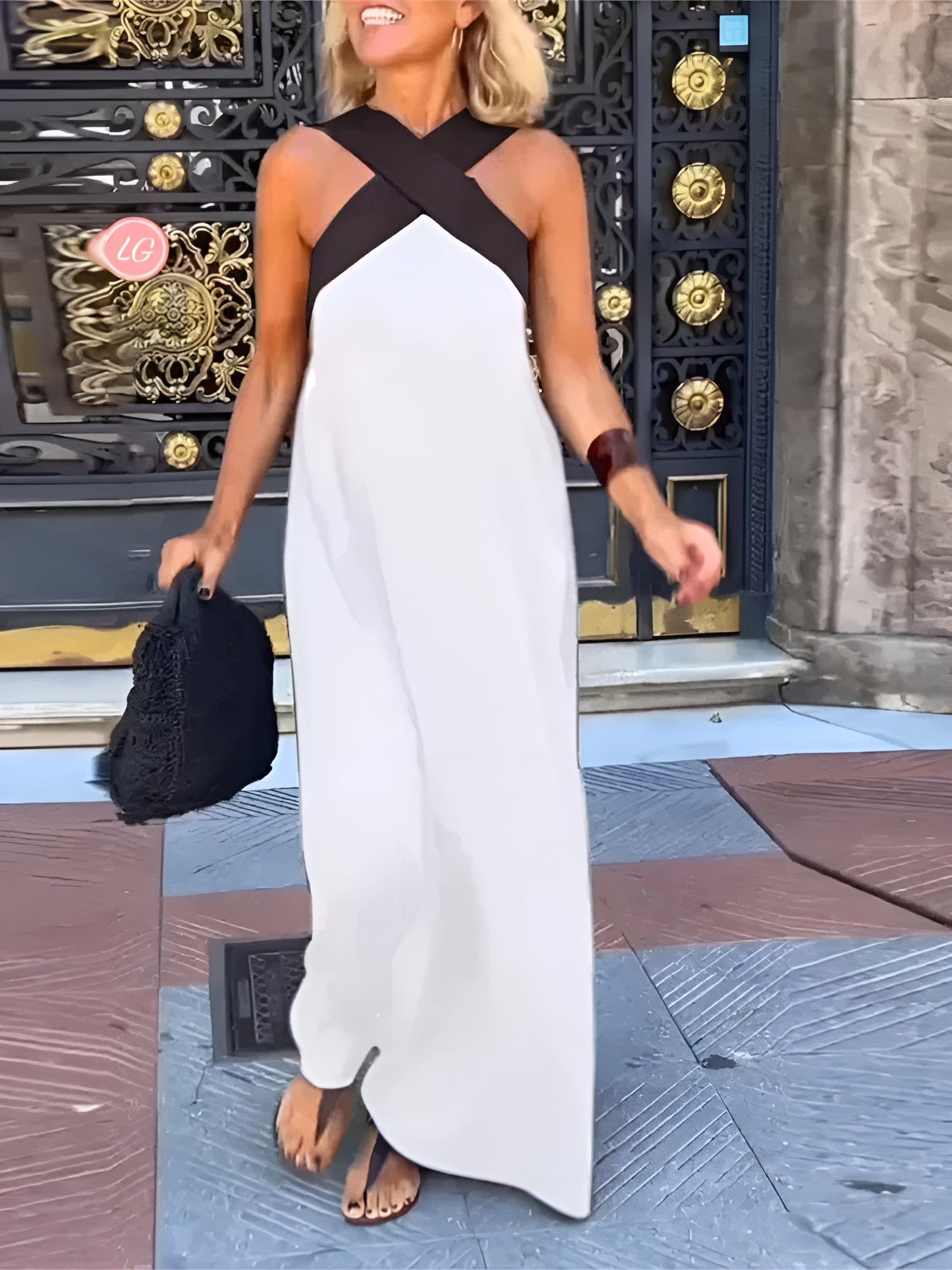 Delphine | Cross-Shape Dress