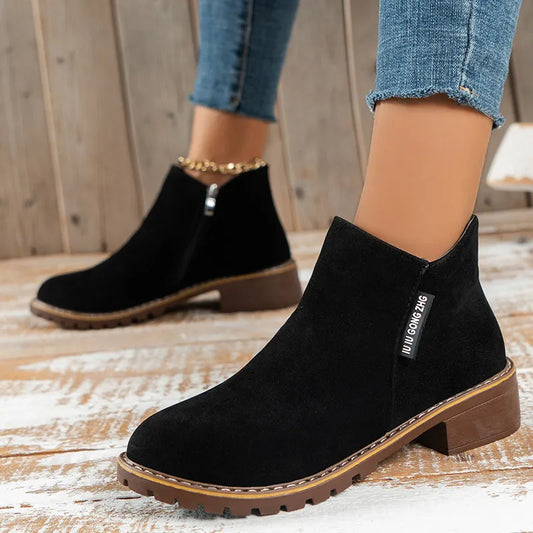 Bindi | Thick Sole Ankle Boots