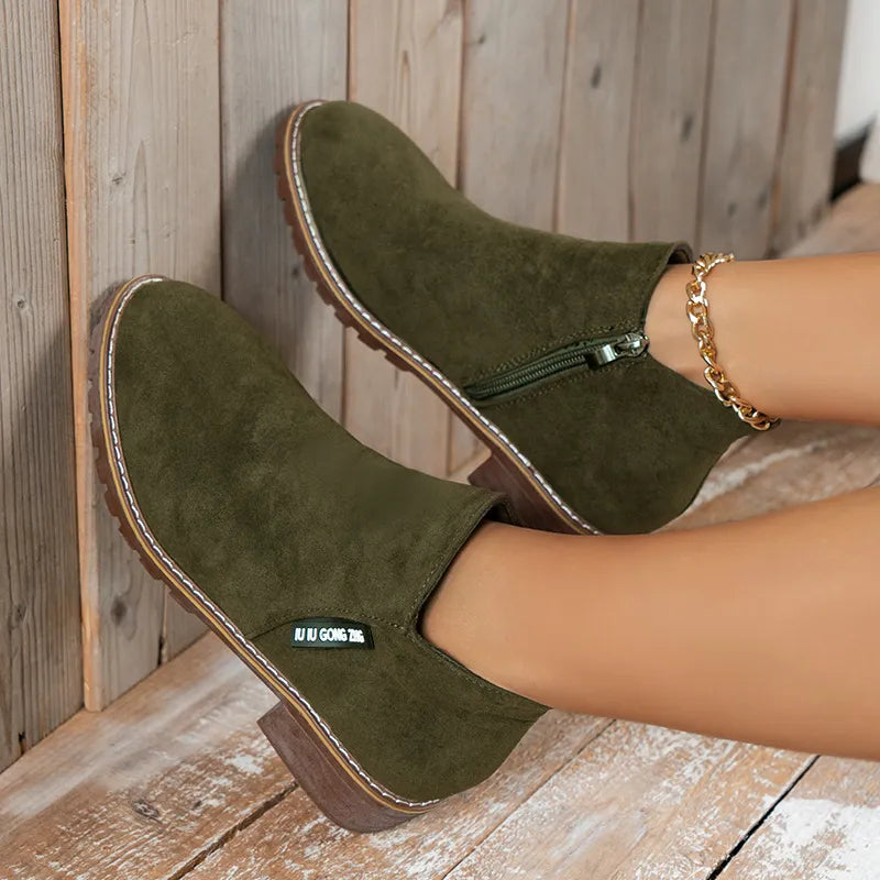 Bindi | Thick Sole Ankle Boots