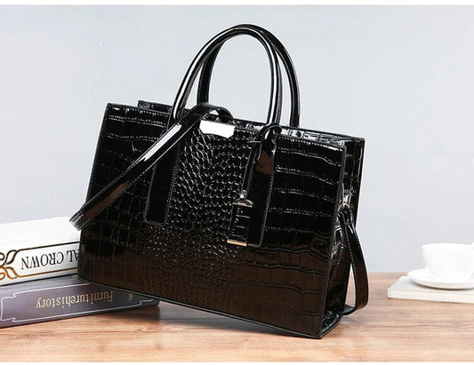 Mathilda | New York Crocodile-Print Handbag