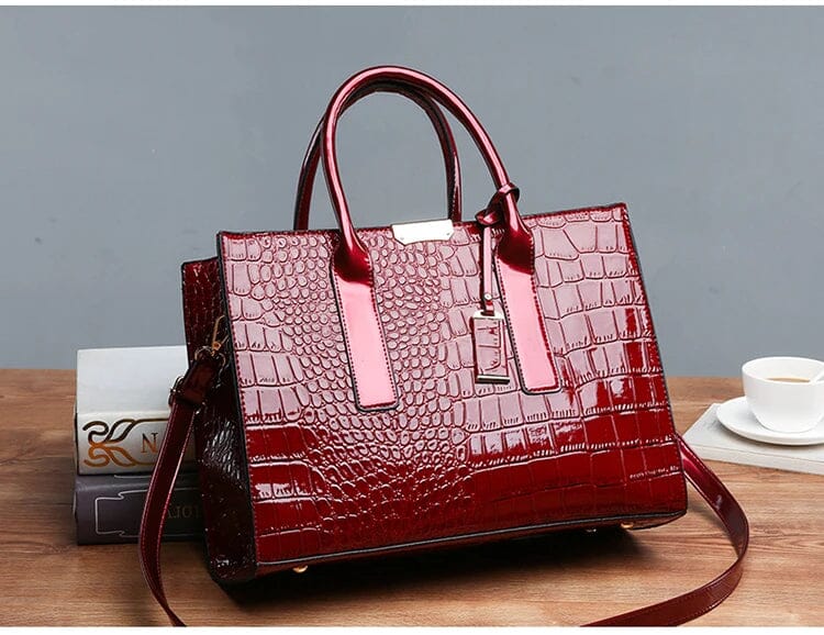 Mathilda | New York Crocodile-Print Handbag