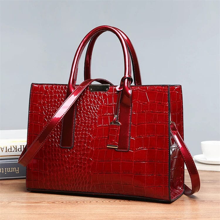 Mathilda | New York Crocodile-Print Handbag