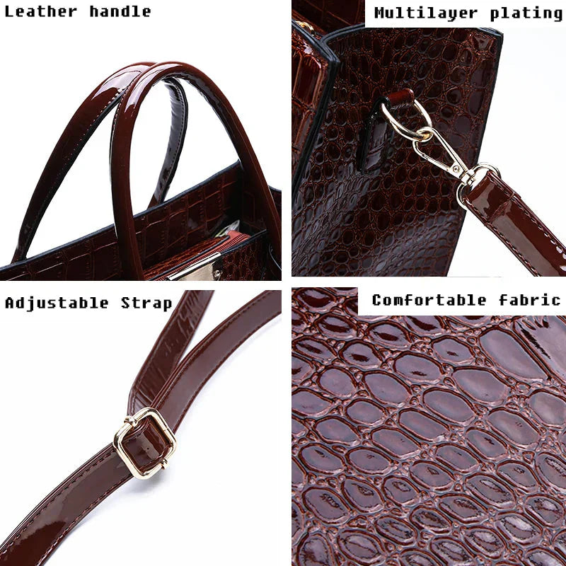 Mathilda | New York Crocodile-Print Handbag