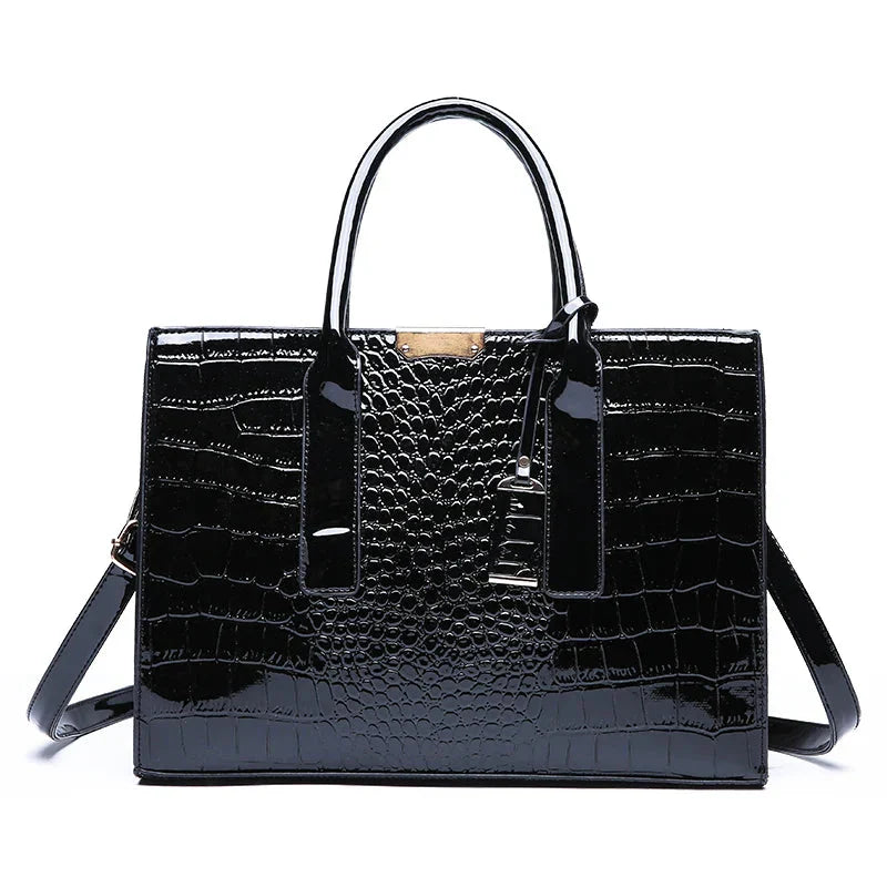 Mathilda | New York Crocodile-Print Handbag