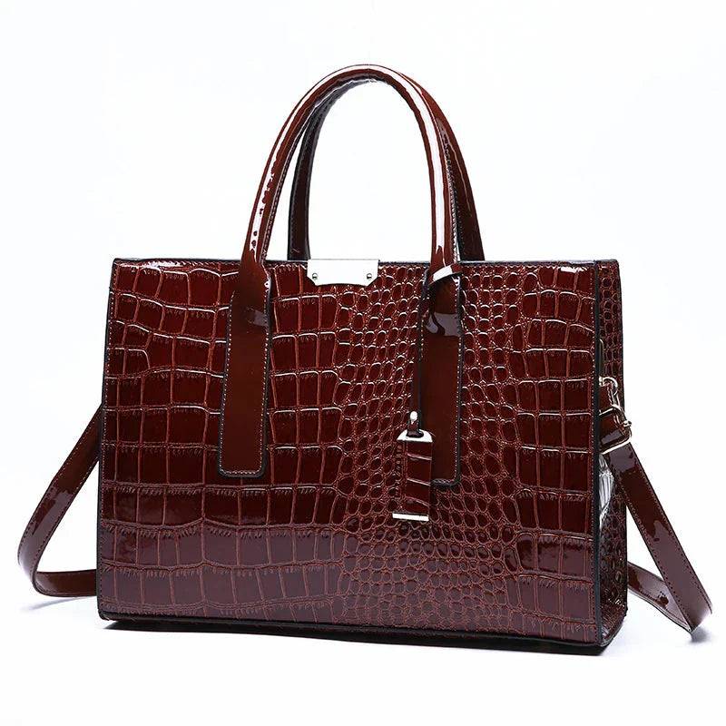 Mathilda | New York Crocodile-Print Handbag
