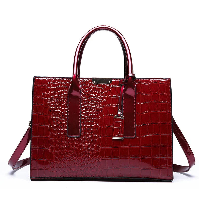 Mathilda | New York Crocodile-Print Handbag