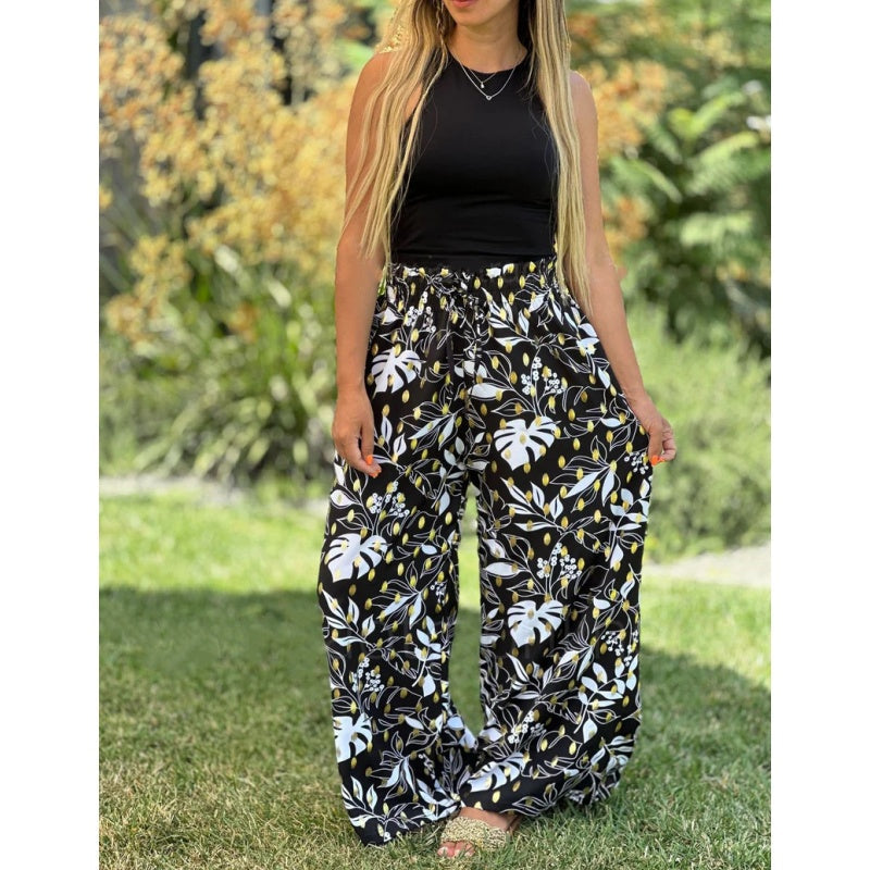 Chelsea | Women's Printed Wide Leg Pants